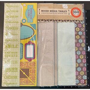 Colorbok Mixed Media Tablet 300-Piece Scrapbook Collection 52707FD